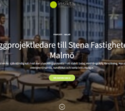 Byggprojektledare Stena Fastigheter Malmö